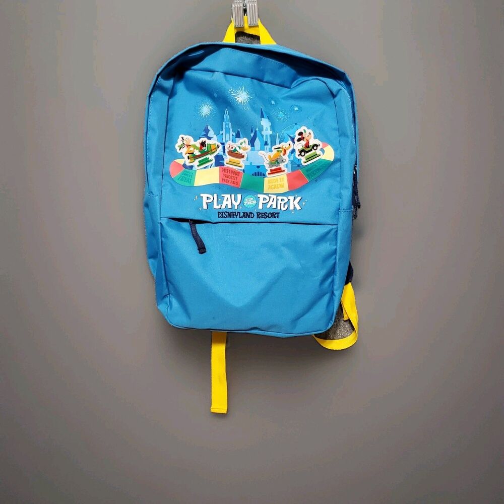 Disneyland Resort Mickey Mouse And Friends Play In The Park Backpack Blue Kids